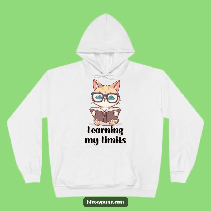 Funny Bookworm Cat Hoodie: Stay Cozy and Intellectual with This Hilarious Reading Hoodie