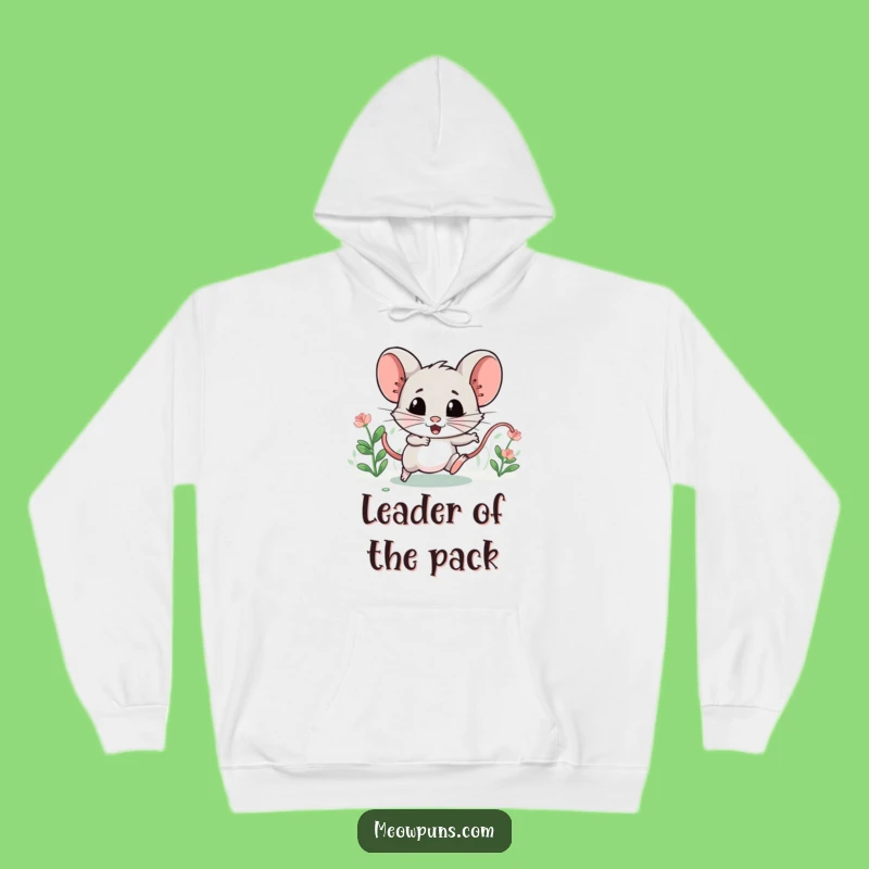 Funny Catnip Mouse Hoodie: Cozy Wear for Playful Cat Moments