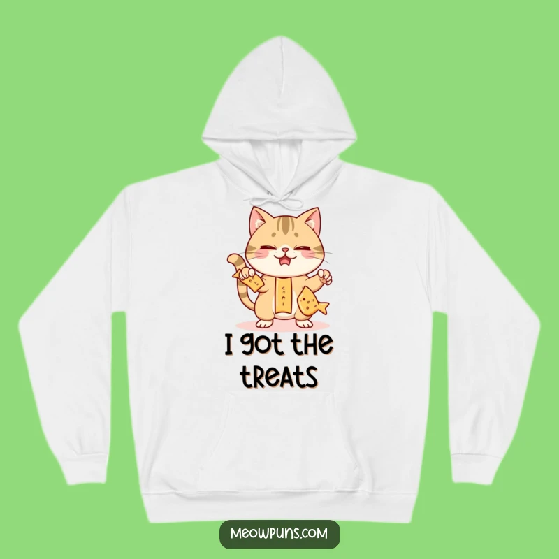 Funny Juggling Cat Crackers Hoodie: Cozy Up with Hilarious Feline Fun