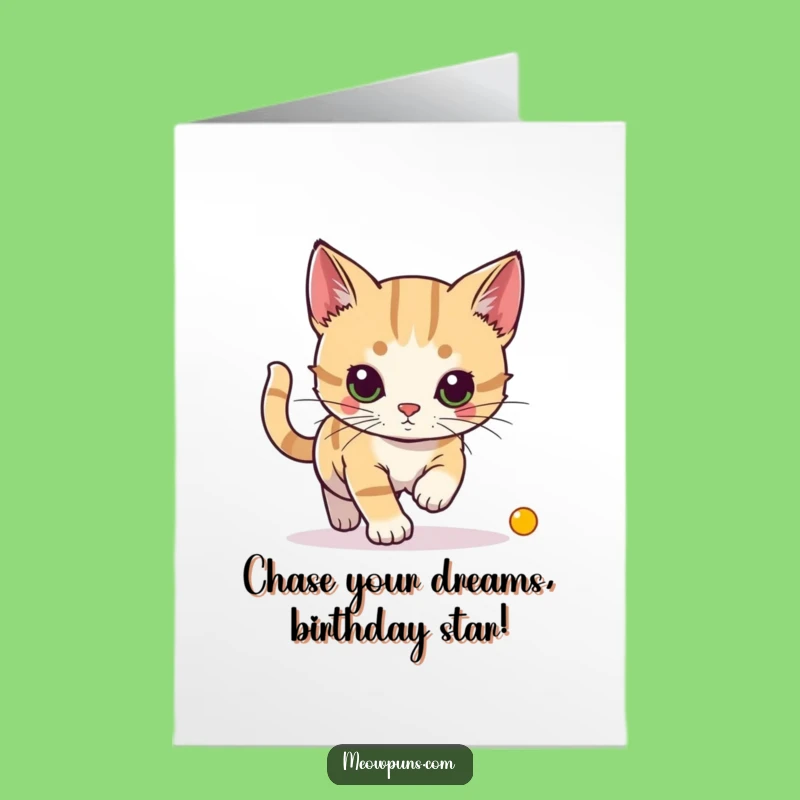 Free Printable Funny Birthday Card: Laser Cat, Hilarious DIY Downloadable Gift for Playful Parties