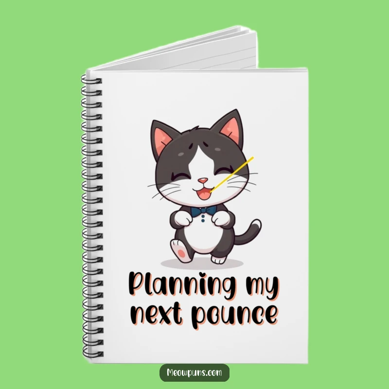 Funny Tuxedo Cat Laser Notebook: Jot Down Your Playful Ideas
