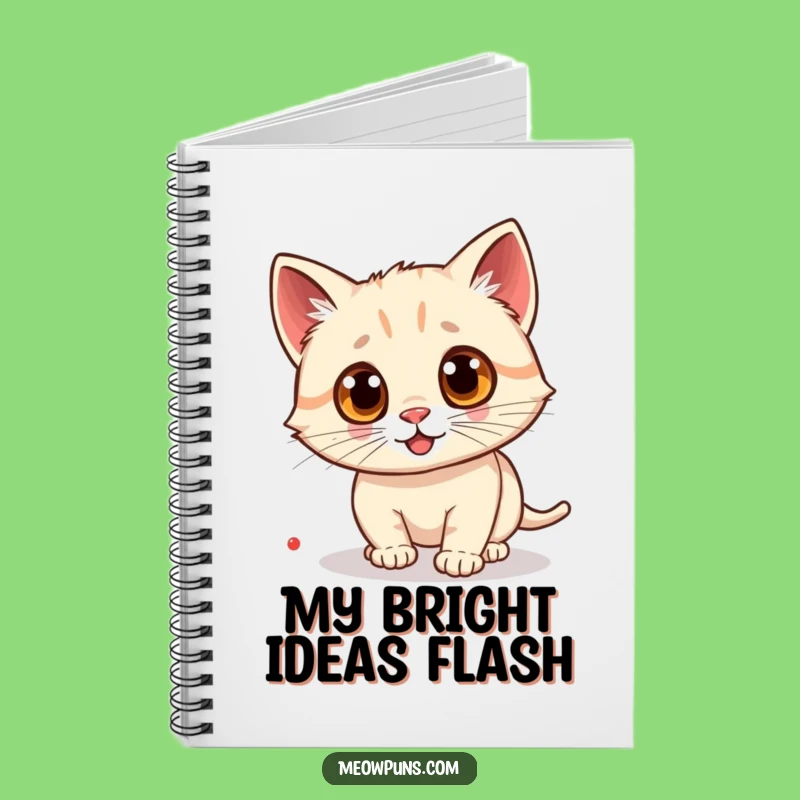 Funny Googly Eye Cat Laser Notebook: Capture Ideas with Excited Feline Chase