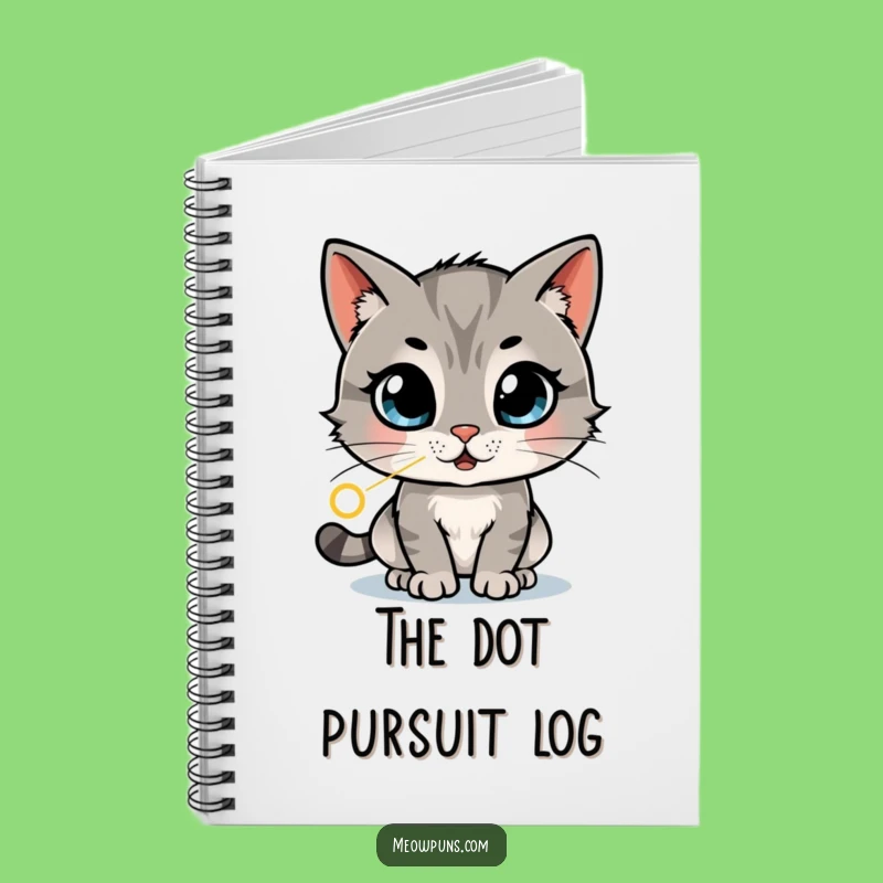 Funny Cat Laser Notebook: Jot Down Ideas with Dizzying Feline Flair