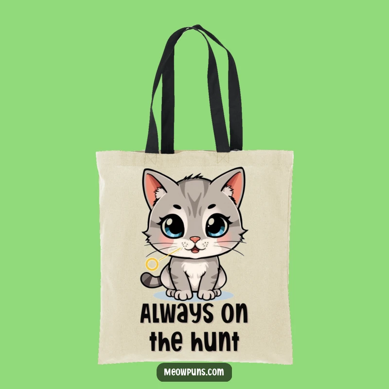 Funny Cat Laser Dot Tote Bag: Carry Your Laughs with Dizzying Style